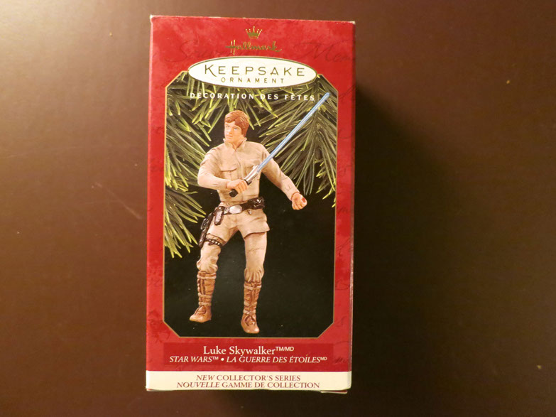 The 1997 Hallmark Luke Skywalker Collector Series #1 Ornament Box Front Cover